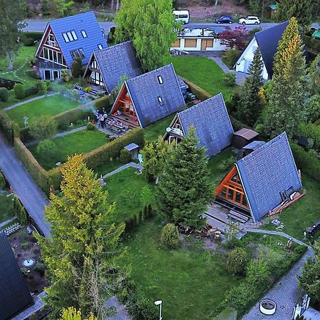 Nurdachhaus Ferienpark Schellbron Schellbronn Eksteriør billede