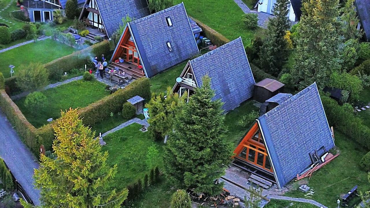 Nurdachhaus Ferienpark Schellbron Schellbronn Eksteriør billede